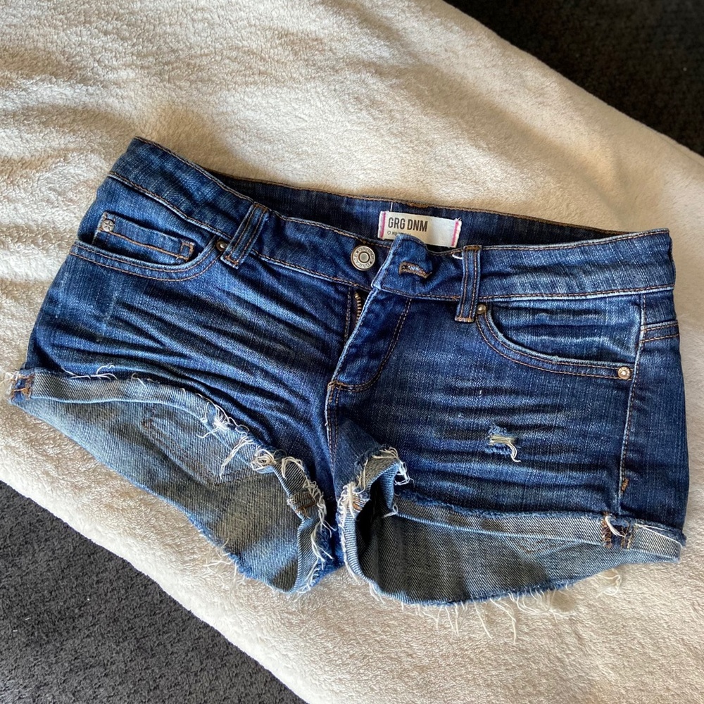 Garage Denim Short Shorts